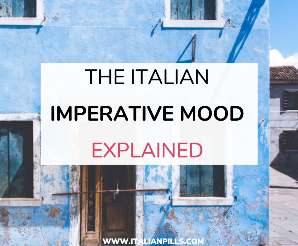 the imperative mood in Italian