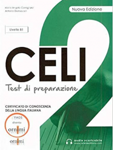 A prep textbook comprising 10 exam samples of the CELI 2 exam (level B1 of Italian language). It include visual prompts, the keys and tips on how to prepare the exam.