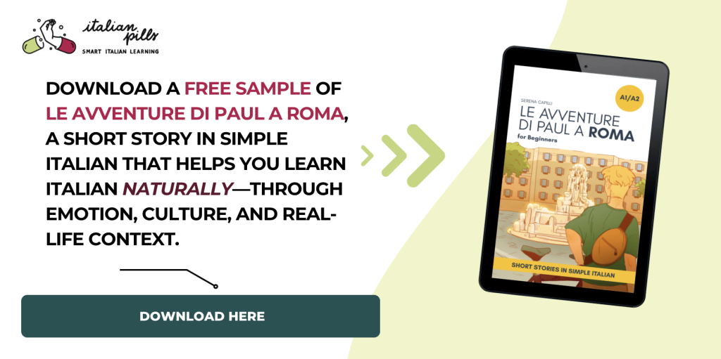 this is a free pdf sample of one of my best short story books in Italian for beginners 